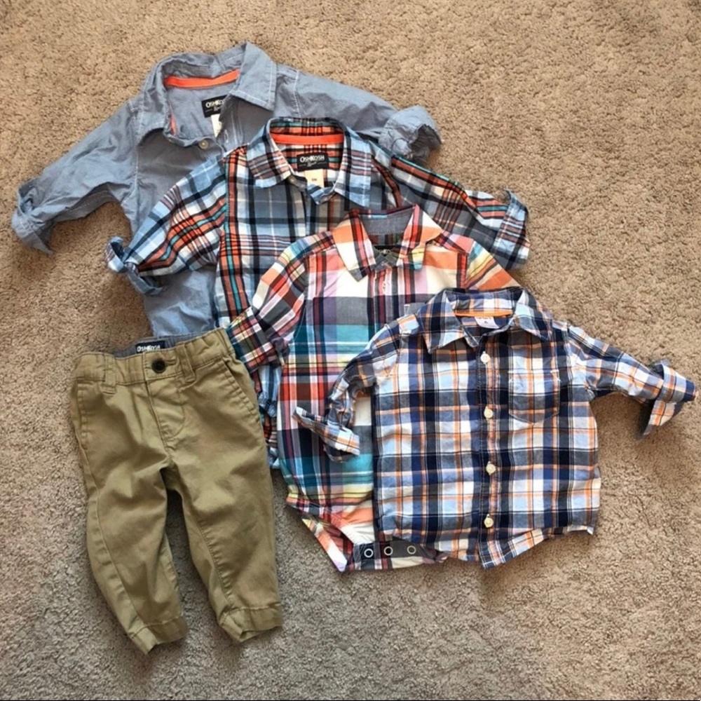 Bundle of baby boy dress clothes 6-12 mo